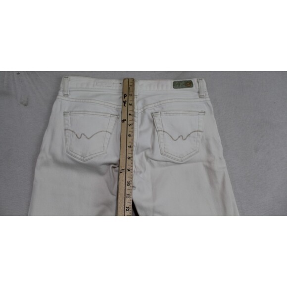 Adriano Goldschmied Women White Jeans Denim BootCut Size 27 - Picture 9 of 11